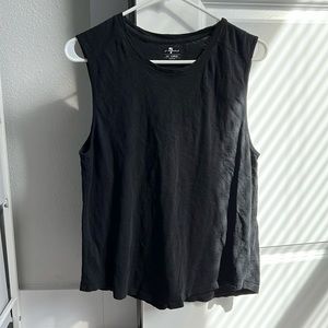 large Seven for all Mankind tank black